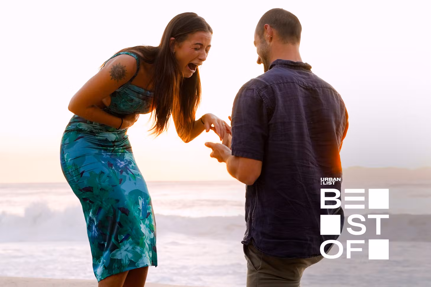 Scott proposes to Below Deck Aesha with a Layla Kaisi ring.